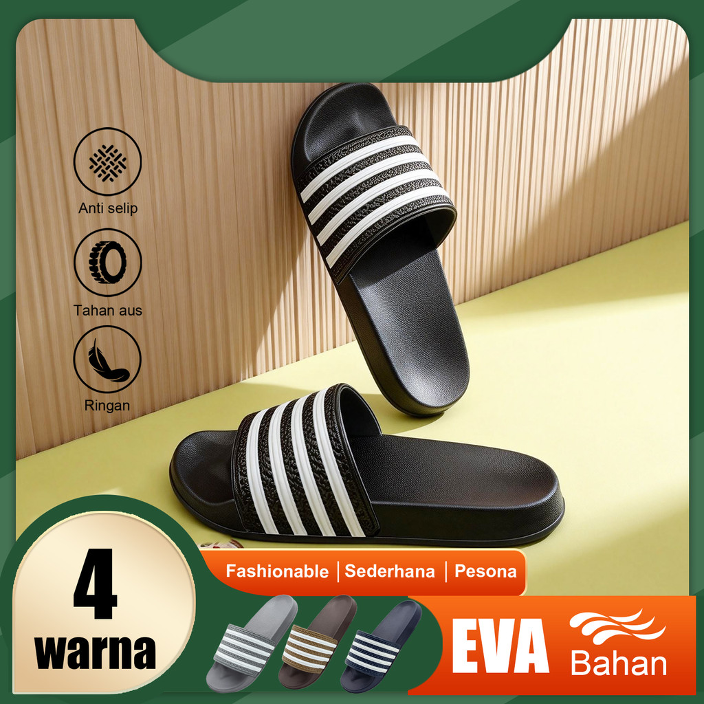 INKAYNI Sandal rekat pria Sandal slop pria original 100% brandedtermurah store Sandal pria karet emp