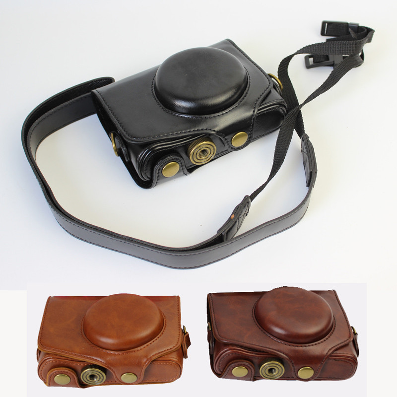 Portable PU Leather case Camera Bag Cover for Canon SX740 SX740HS SX720HS SX720 SX730HS SX730 pou Wi