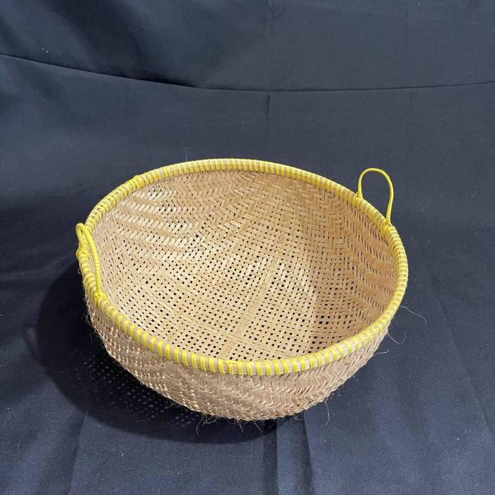 Tanggok Bambu Serbaguna 1 Set Isi 3 Ayakan Saringan Kalo Tompo Tempat Wadah Penyimpanan Kitchenware 