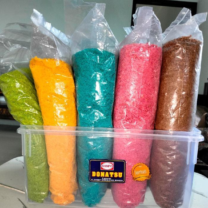 tepung panir warna warni - coklat