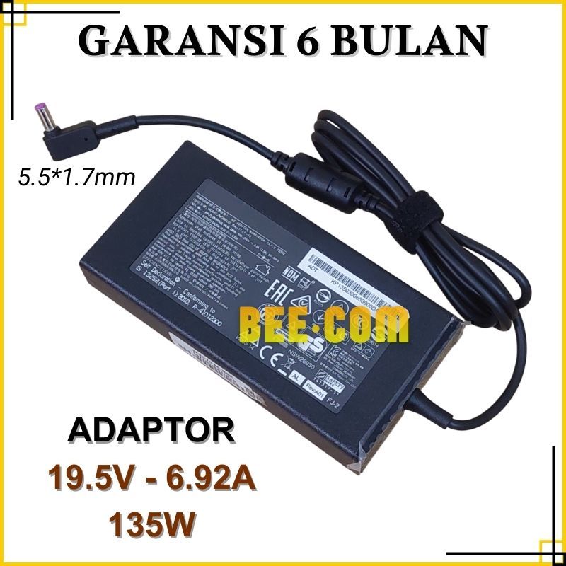 Charger Adaptor ACER NITRO 5 RYZEN 7 AN515-44 AN515-52 AN515-54 AN515 135W -BEE