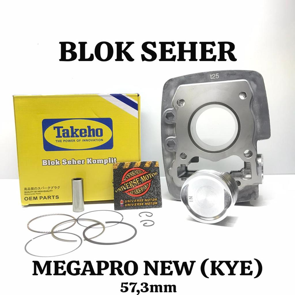 BLOK BORING SEHER SET MEGAPRO NEW KYE MEGAPRO MONOSHOCK CYLINDER MESIN VERZA TAKEHO