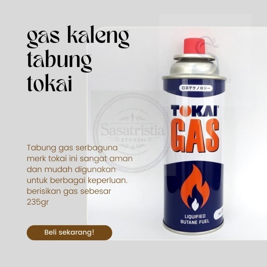 PROMO TERMURAH gas TOKAI gas portable gas mini gas kompor portable gas las gas kaleng gas untuk camp