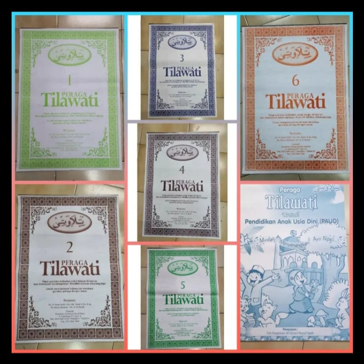 Peraga Tilawati Jilid 1 Sampai 6 Original Harga Per-Jilid