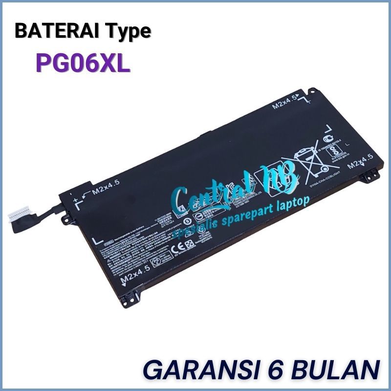 Baterai For HP Omen 15-dh1020TX 15-dh0180TX 15-dh0105TX 15-dh0000NK PG06XL -CNB