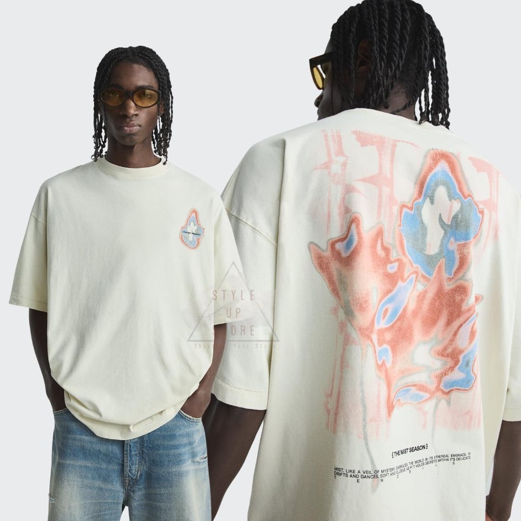 Ready Stok - [ STYLEUPSTORE ] ZARA TSHIRT OVERSIZE - ABSTRACT PRINT