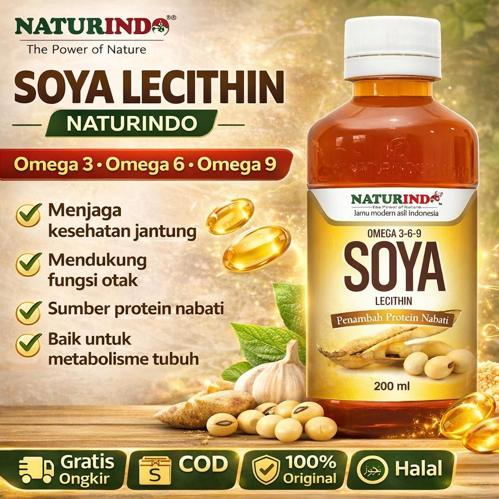 Naturindo Omega Soya Lechitin Naturindo omega 3 omega 6 omega 9 lechitin kedelai