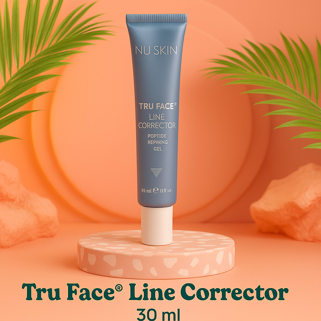 [ GLOW MART ] Tru Face Line Corrector Nu Skin 30ml – Serum Anti Aging Penghilang Kerutan Garis Halus