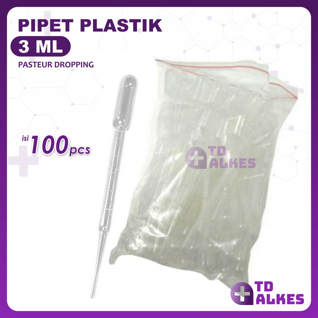 Pipette 3 ml cc 100pcs Drop Liquid Pipet Tetes Plastik Dropping AS005