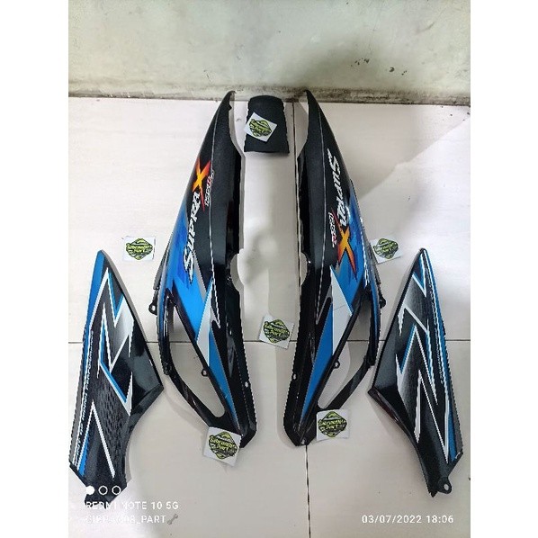 COVER BODY BELAKANG HONDA SUPRA X 125 BATMAN BOK AKI SUPRA X 125 BATMAN BOX AKI SUPRA BATMAN BODY SU