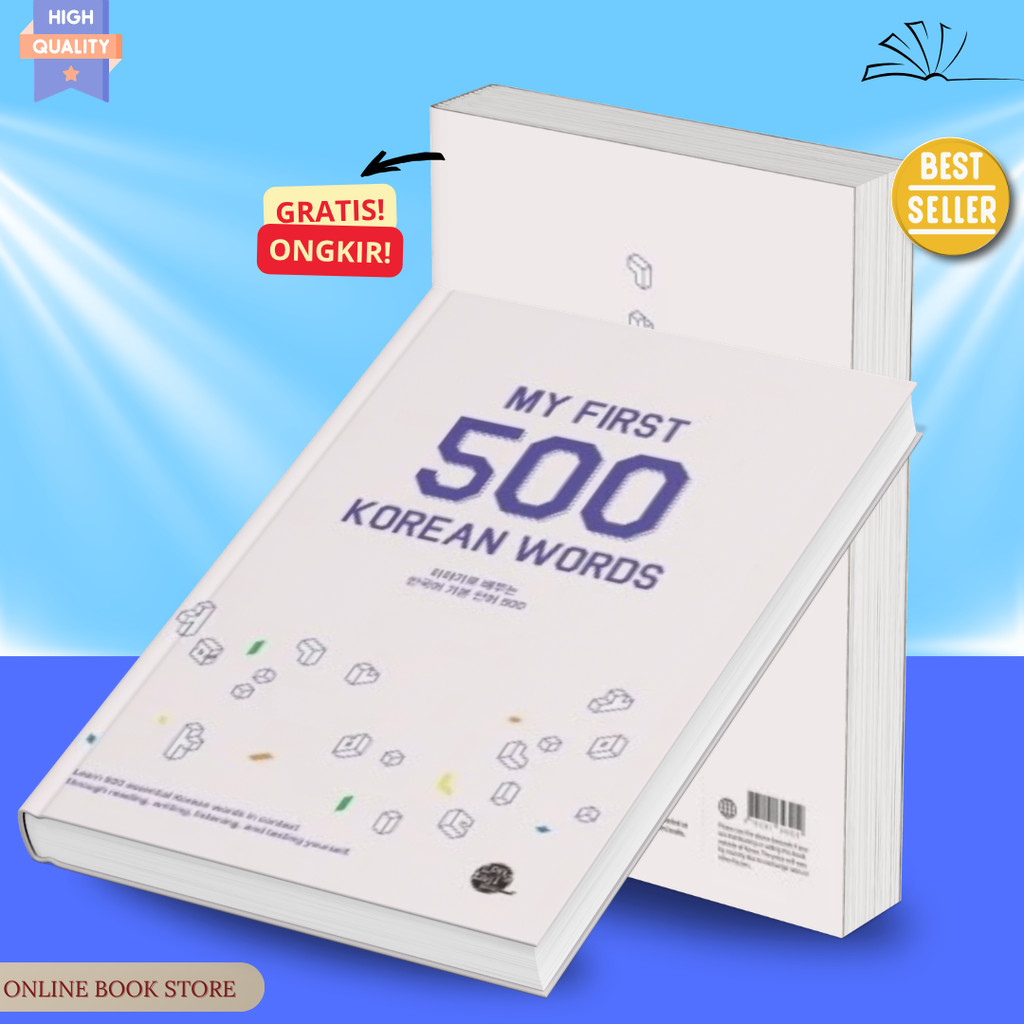 Buku Belajar Bahasa Korea: My First 500 Korean Words