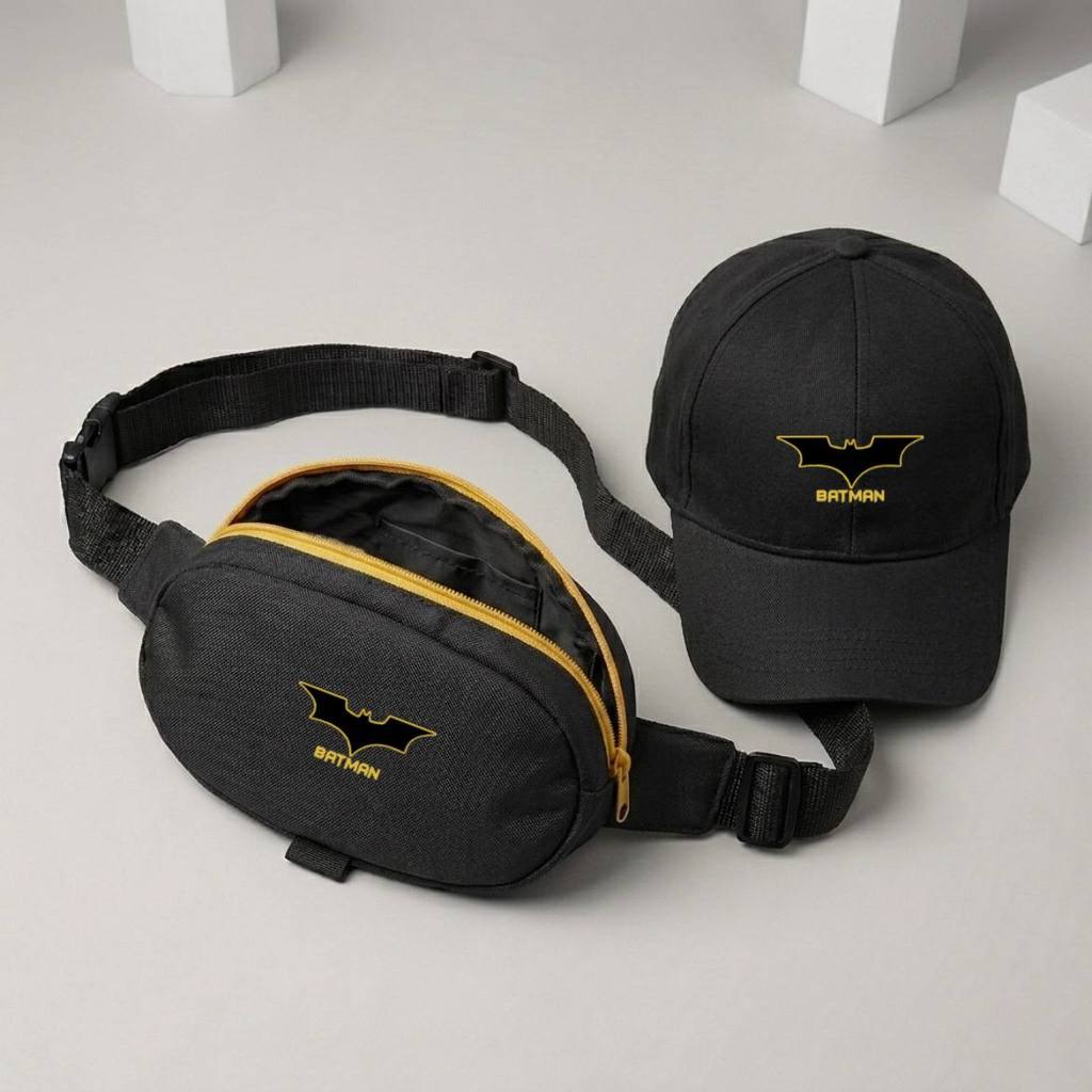 Tas Pinggang Anak Laki Laki Motif Batman Minion Astronout