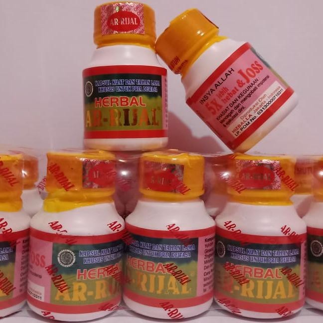 Herbal Kesehatan Arrijal Silver Botol | Kapsul Herbal Arrijal