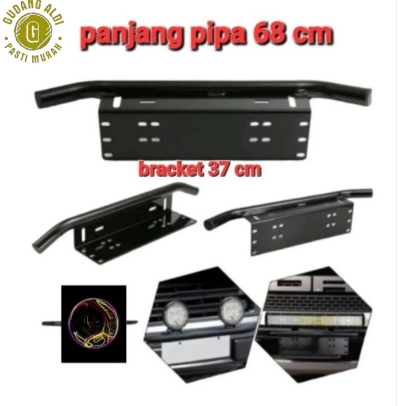 Breket Lampu Sorot Mobil Dudukan Lampu Tembak Depan Universal Mudah Pasang