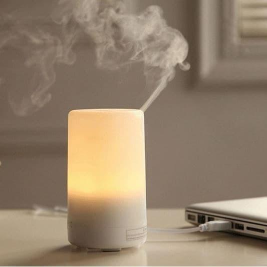 Air Humidifier Uap Pengharum Pelembab Ruangan Ultrasonik Lampu Tidur