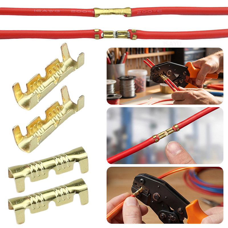 Konektor Kabel Terminal U Skun Penyambung Kabel Listrik U Cable connector Crimp Press Crimping jsayu