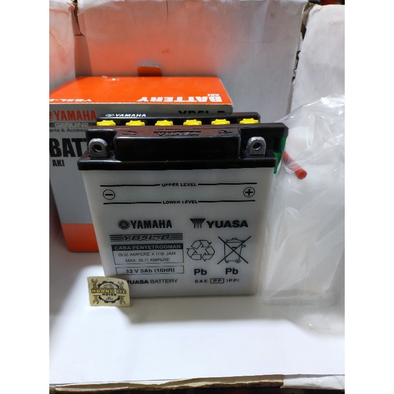 aki basah yamaha yuasa mio/ vega/ jupiter/ grand asli