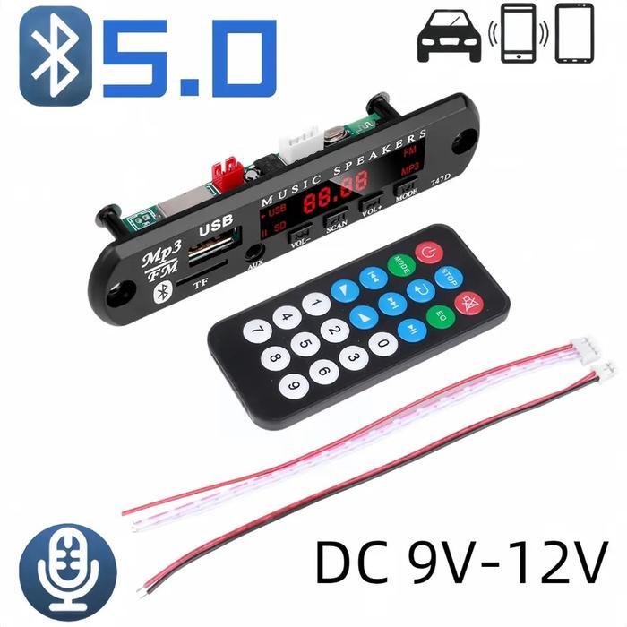 MP3 Kit Modul MP3 Bluetooth 12V Radio MP3 Pemutar Musik