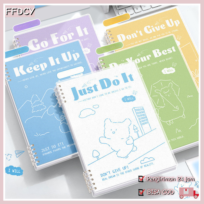 Aesthetic Notebook Buku B5 /Grid -Sekolah Lucu Buku Notebook Aesthetic/ Kartun Lucu Buku Binder Note
