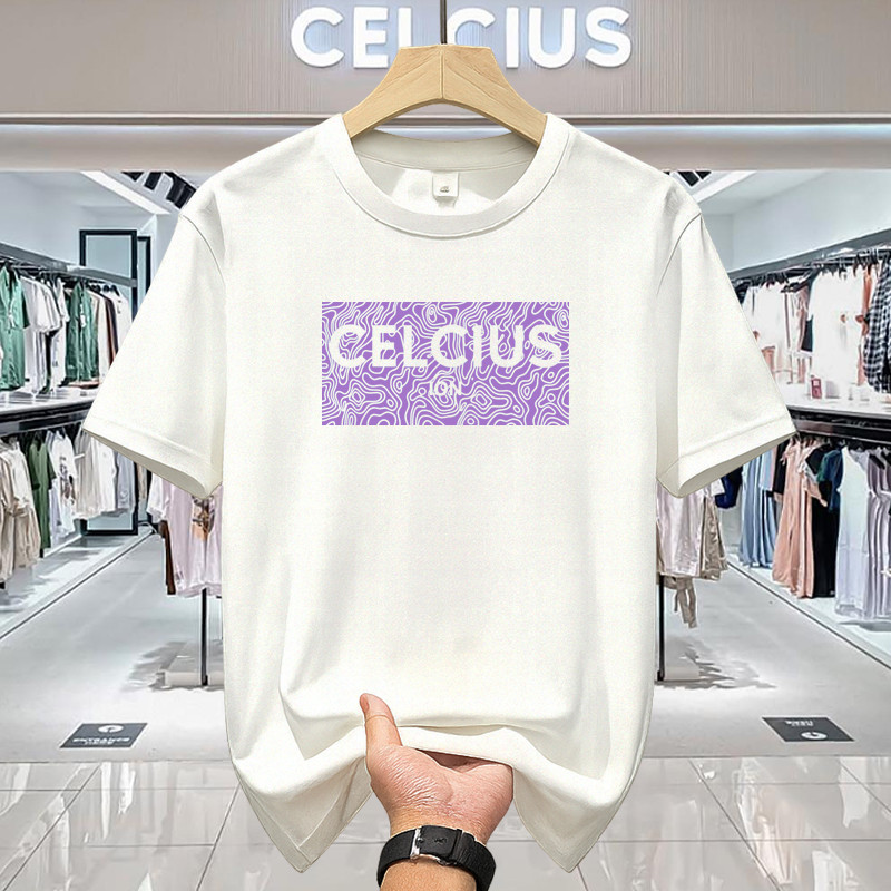 T-shirt CELCIUS Pria Original Brand Kaos Casual Fashion Trend Harian