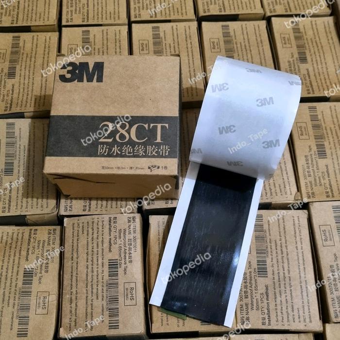 Rubber Waterseal 3M 28CT / Isolasi Rubber Tape / Scotch Rubber 3M terlaris
