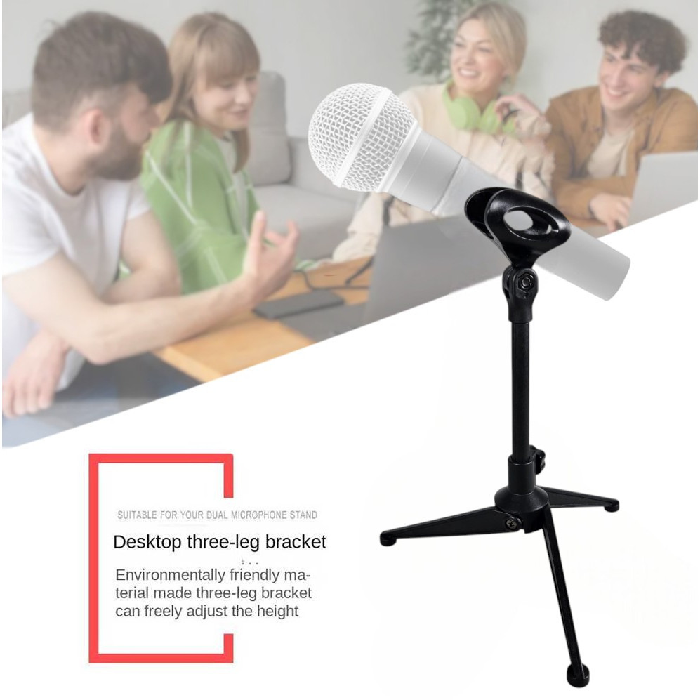 Original Premium TaffSTUDIO Stand Mikrofon Desktop Holder Mic Condenser