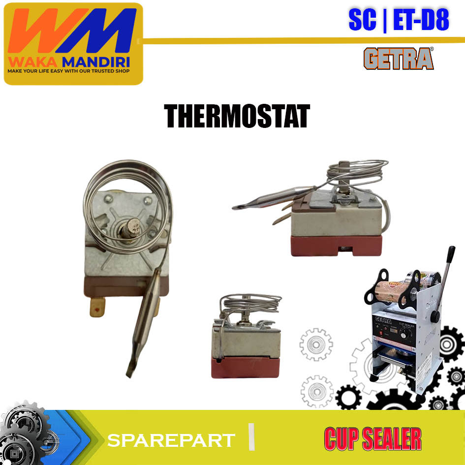 GTETD80006 SC / ET-D8 SPAREPART THERMOSTAT CUP SEALER GETRA