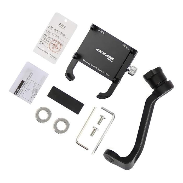 GUB PRO 2 - Holder GUB PRO 2 - Phone Holder HP Motor Alumunium Alloy - Hitam