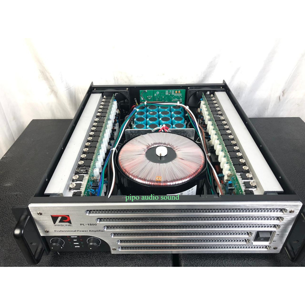 POWER AMPLIFIER PASLINE PL-1800 POWER 2x1800 WATT CHANNEL PL 1800