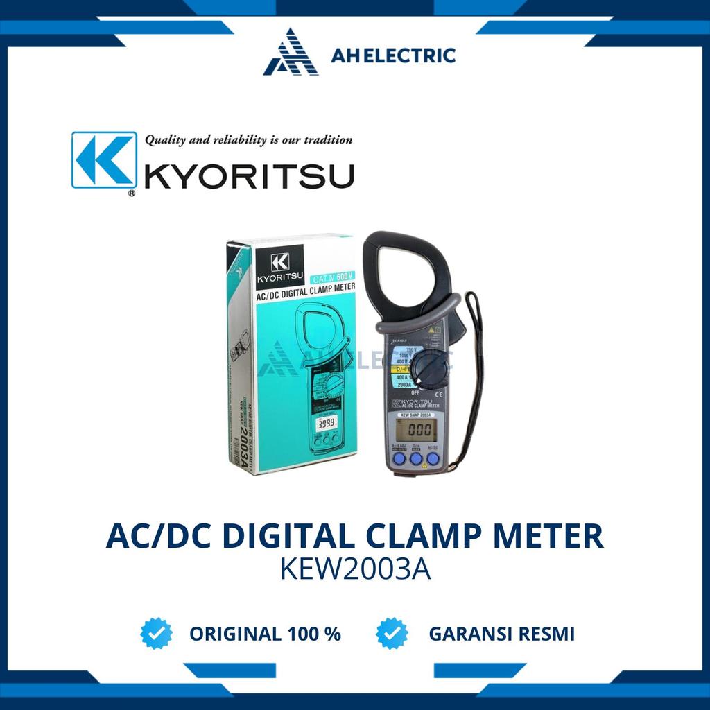 KYORITSU AC/DC DIGITAL CLAMP METER KEW2003A | TANG AMPERE 2003A | Original KYORITSU