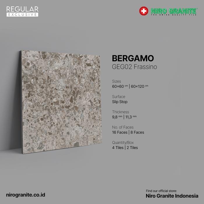 NIRO GRANITE 1st Grade - Bergamo GEG02 - Slip Stop - 60 x 60,