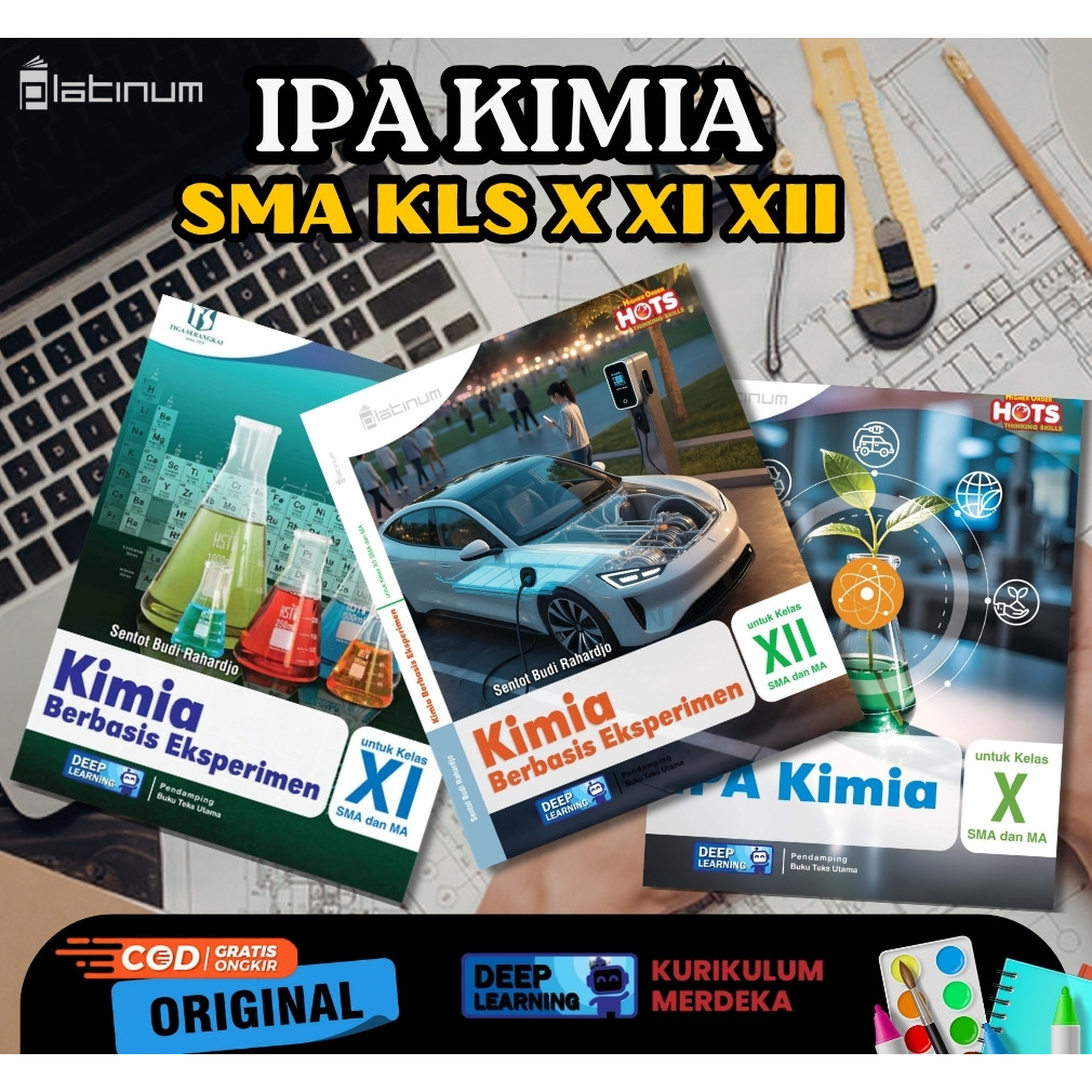 Platinum - Buku IPA Kimia SMA / Kimia Berbasis Eksperimen Kelas 10 11 12 SMA / IPA Kimia Kelas 10 11