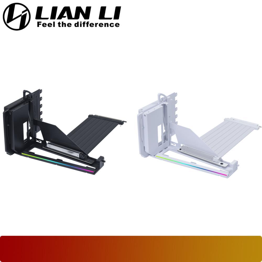 LIAN LI 4 Slots Vertical GPU Kit (VG4v4) | Premium Gen 5 Riser Cable PCI-E 5.0 x16-200mm
