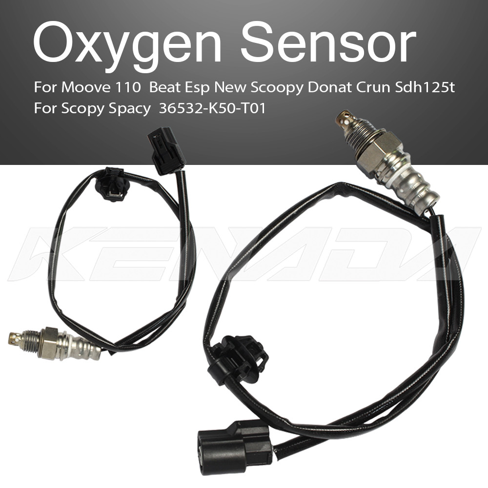 Sensor Oksigen Sensor O2 Knalpot Kabel Soket 36532-K50-T01 Untuk BeAT POP eSP K61 2014-2019 BeAT Spo