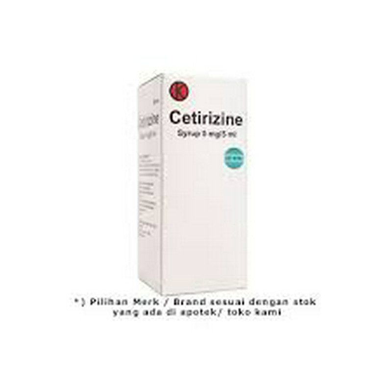 CETIRIZINE HYDROCHLORIDE GENERIK_008 SIRUP 1 BOTOL @ 60 ML