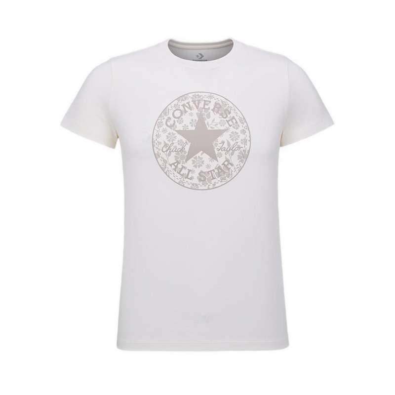Converse Floral Infill Women's Tee - Converse Egret