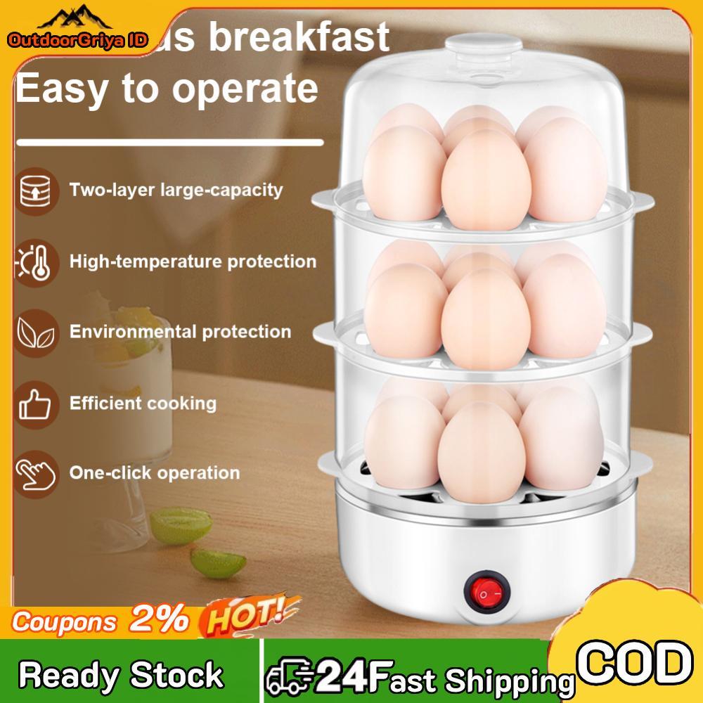 Perebus Telur dengan Pengukus Telur Mati Otomatis Pengukus Makanan untuk Telur Rebus