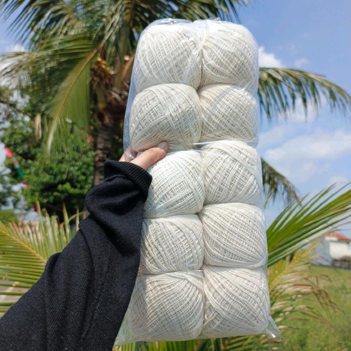 BENANG RAJUT KATUN BALI 1 MM / SMALL PLY 10 PCS IDEAL UNTUK BAJU SWEATER AMIGURUMI & TAS RAJUT KUAT 