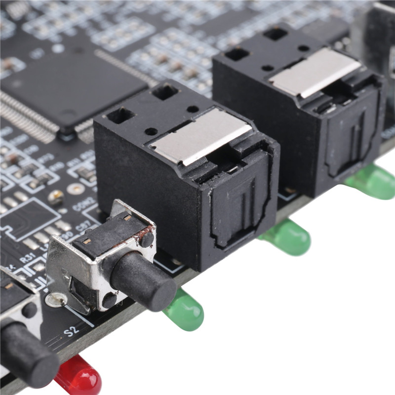 1 Piece 51 Channel Auo Decoder Black Plastic DTS RCA Hifi Stereo Auo Home Theater Decoder Board Ampl