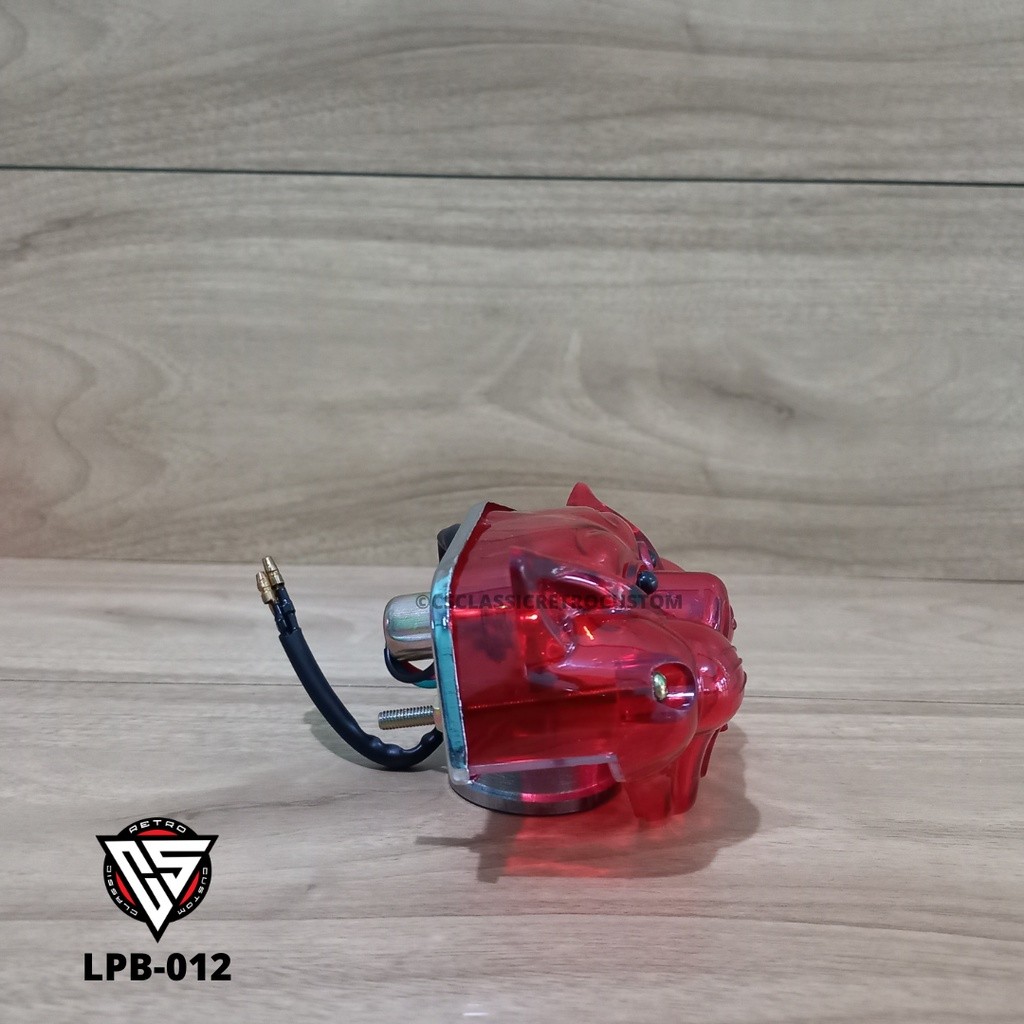 LAMPU REM "KUCING" CUSTOM-STOPLAMP CUSTOM/LAMPU REM KUCING STOPLAMP SPAREPART MOTOR CUTOM TERMURAH