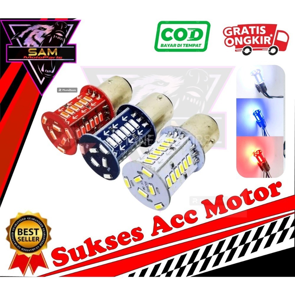 Lampu Stop Rem Runing 30 Mata Led Lampu Stop Rem 30 Mata Mode Flash Runing Universal Semua Motor Mio