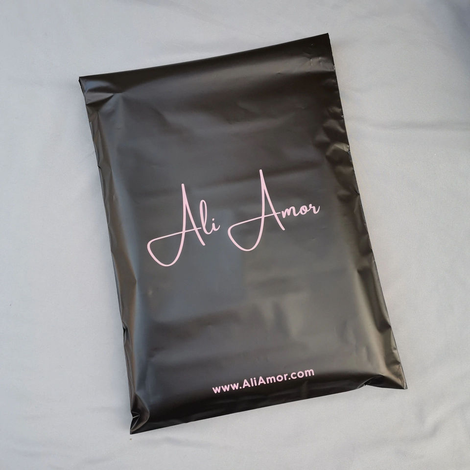 Black express bag gift packaging mail bag waterproof plastic bag transportation product self-sealed 