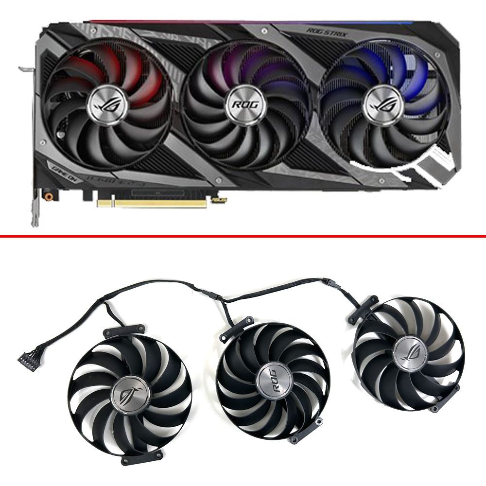 95MM 7PIN CF1010U12S T129215SU Cooling Fan RTX3090 3080 3070 GPU FAN For ASUS Rog Strix RTX 3060 307