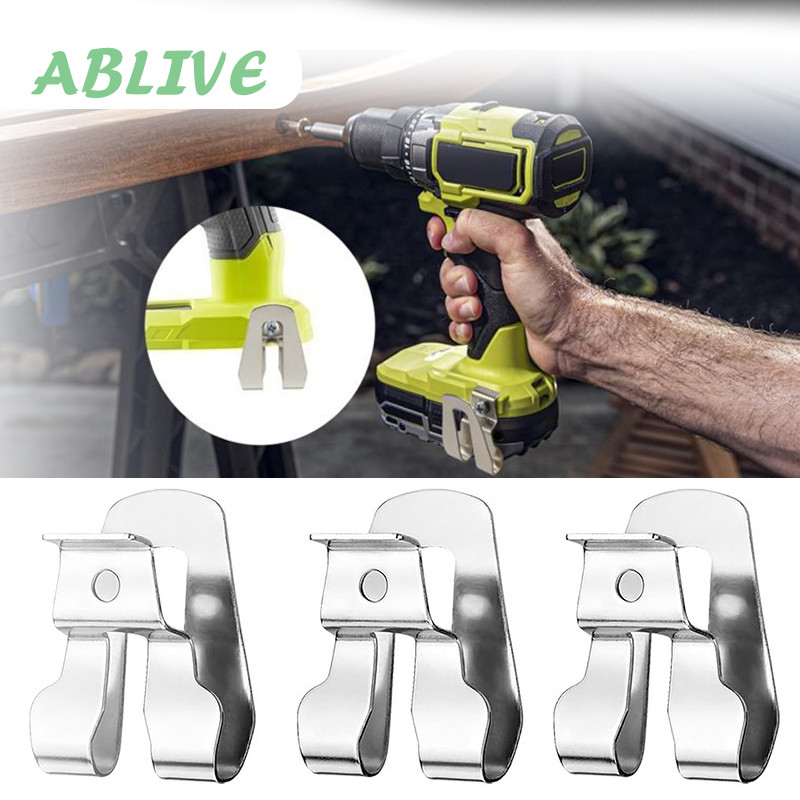 3pcs Belt Klip Bor Cordless Kait Bor Impact Wrench Belt Clip Cantolan Mesin Bor Universal