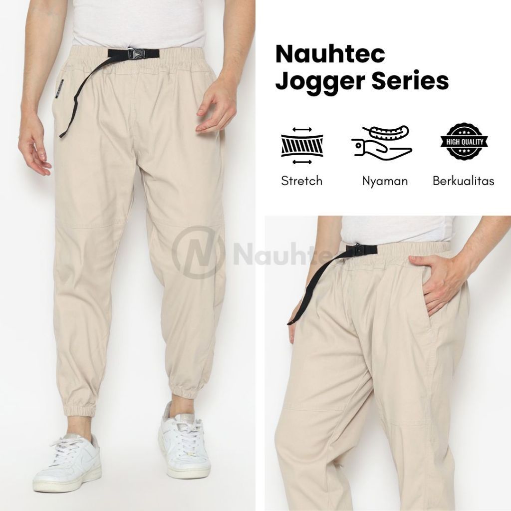 (Buddystore) Celana Sirwal Jogger Flag By Nauhtec Original Bawahan Muslim Pria