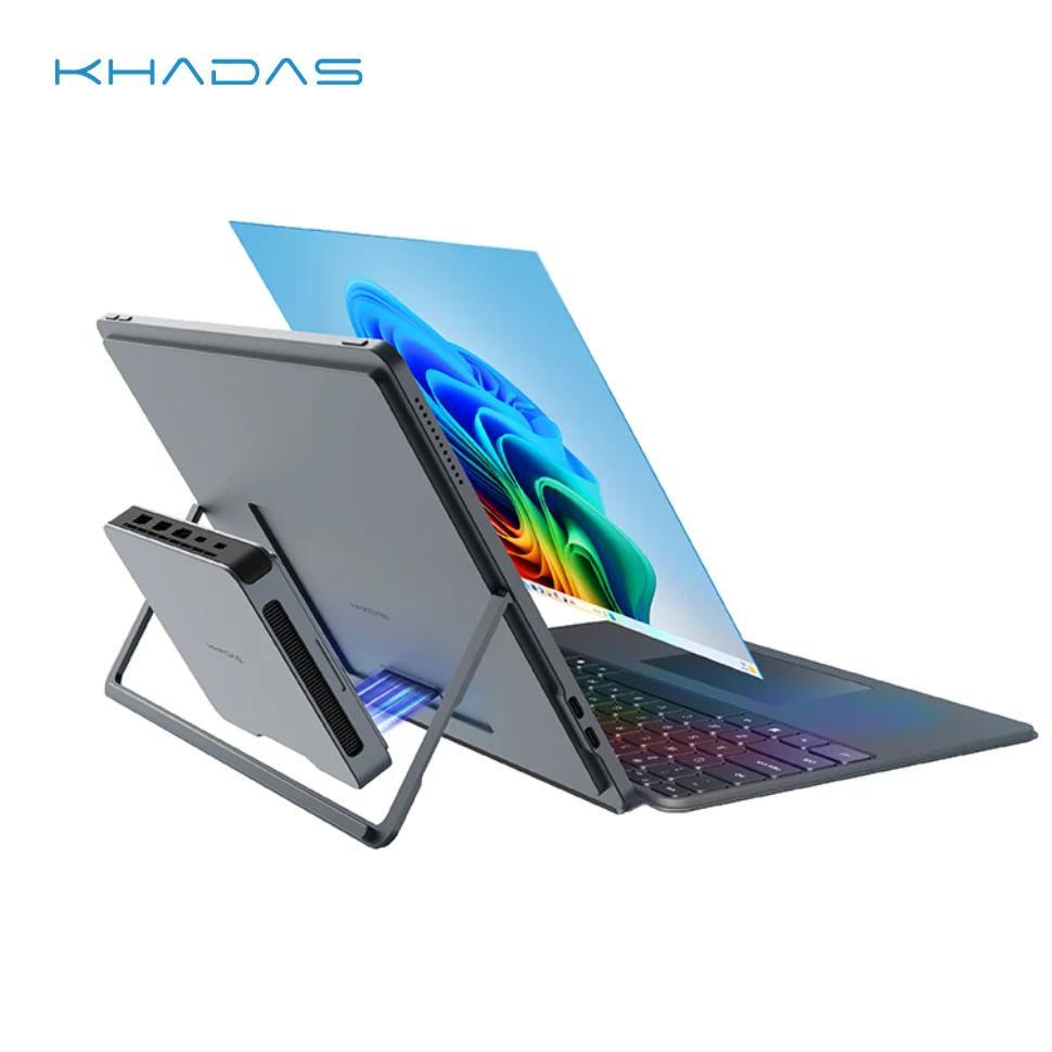Khadas xPlay, 2 in 1 Portable Monitor splay with Keyboard, 2.8K, 13', 2MP Camera, Mic, Speaker, 120 
