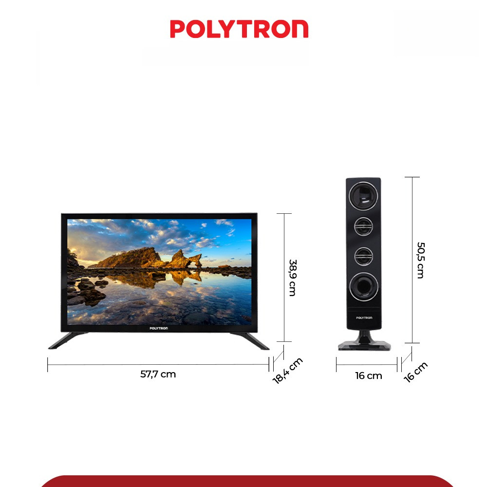 POLYTRON Cinemax Digital TV 24 inch PLD 24TV1855