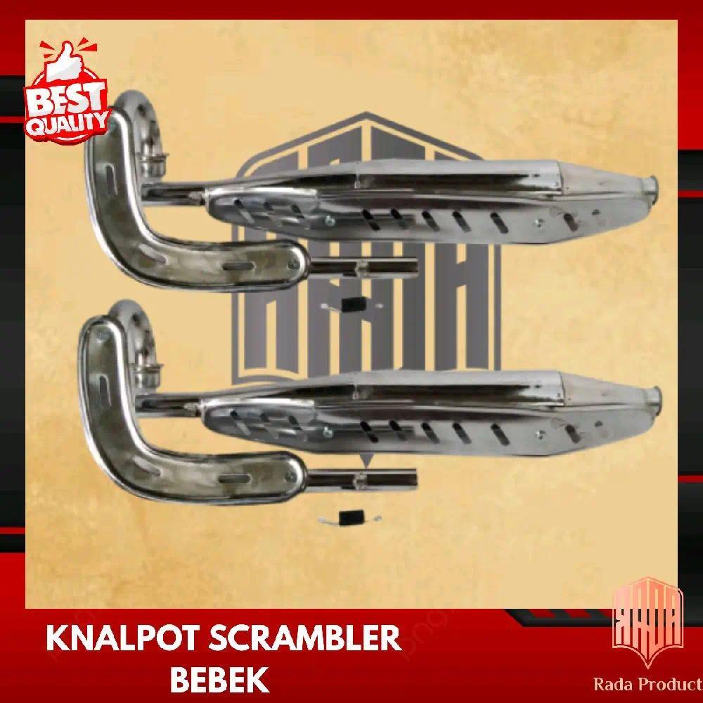 Knalpot Scrambler c70 bebek Win Astrea Grand