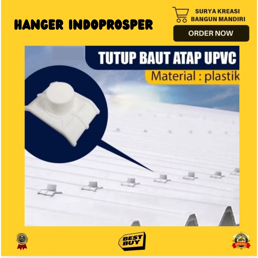 TUTUP BAUT ROOFING - ROOF SEAL - TUTUP BAUT ATAP PVC - PENUTUP BAUT ATAP GENTENG