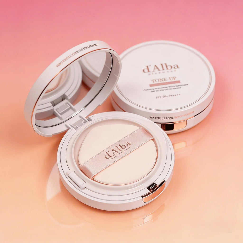 d'Alba Tone Up Color Correcting Sun Cushion SPF50+ PA++++ 15g